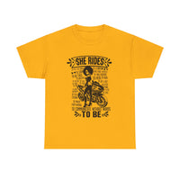 She Rides Sportsbike Unisex Tee