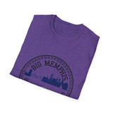 Big Memphis Skyline T-Shirt — Vintage City Seal Tee...Motorcycles on back