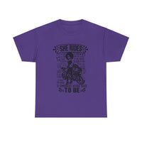 She Rides Sportsbike Unisex Tee