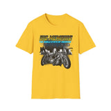 Big Memphis Motorcycles on front Skyline on Back  T-Shirt —