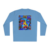 Know Your Worth Blue (long sleeve moisture wick tee)