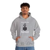 Ladies Sleep Eat Ride Repeat Hoody