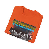 Big Memphis Motorcycles on front Skyline on Back  T-Shirt —