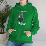 Ladies Sleep Eat Ride Repeat Hoody