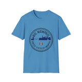 Big Memphis Skyline T-Shirt — Vintage City Seal Tee...Motorcycles on back