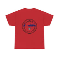 Big Memphis  short sleeve tee bikes on front/logo back