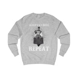 Ladies Sleep Eat Ride Repeat Sweatshirt