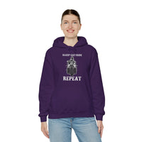 Ladies Sleep Eat Ride Repeat Hoody