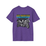 Big Memphis Skyline T-Shirt — Vintage City Seal Tee...Motorcycles on back