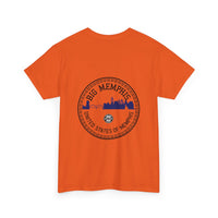 Big Memphis  short sleeve tee bikes on front/logo back