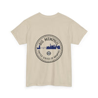 Big Memphis  short sleeve tee bikes on front/logo back