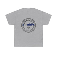 Big Memphis  short sleeve tee bikes on front/logo back