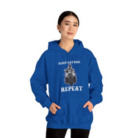 Ladies Sleep Eat Ride Repeat Hoody