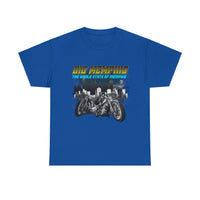 Big Memphis  short sleeve tee bikes on front/logo back