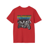Big Memphis Skyline T-Shirt — Vintage City Seal Tee...Motorcycles on back