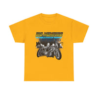 Big Memphis  short sleeve tee bikes on front/logo back