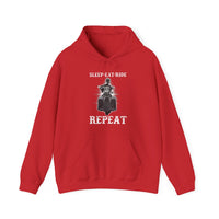 Ladies Sleep Eat Ride Repeat Hoody