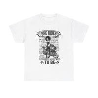 She Rides Sportsbike Unisex Tee