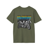 Big Memphis Skyline T-Shirt — Vintage City Seal Tee...Motorcycles on back