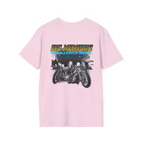 Big Memphis Skyline T-Shirt — Vintage City Seal Tee...Motorcycles on back