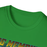 Big Memphis Motorcycles on front Skyline on Back  T-Shirt —