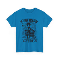 She Rides Sportsbike Unisex Tee