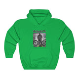 Big Guys Ride Too (Hoody front and back sizes up to 5xl)