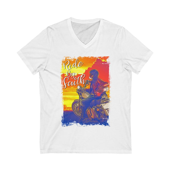 Ride By Faith V-Neck Tee