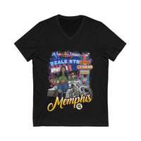 Memphis (Vneck/short sleeve) No design on back