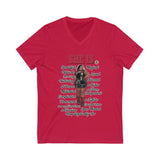She Is Curvaceous V-Neck Tee