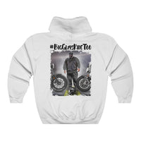 Big Guys Ride Too (Hoody front and back sizes up to 5xl)