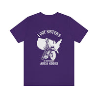 Sister's Area Codes Sports Bike (Unisex Jersey Short)
